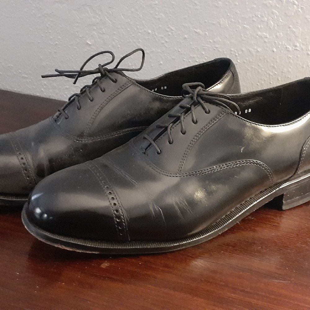 Men's Florsheim Lexington Black Leather Oxford